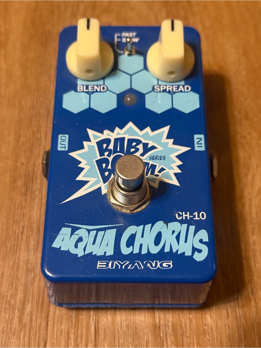 Baby Boom Aqua Chorus CH-10 Guitar Effects Pedal - Blue
